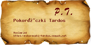 Pokoráczki Tardos névjegykártya